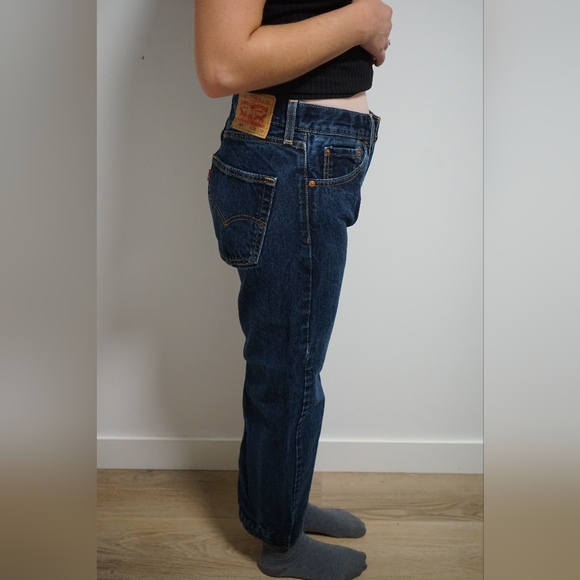 Vintage Levi's 505 dark wash mid rise - Picture 3 of 4